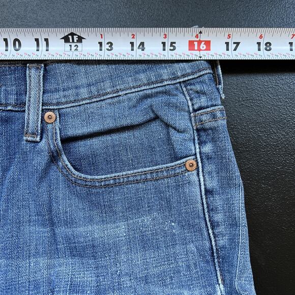 Levis 515 Jeans Womens 8 Medium Blue Bootcut Stretch Denim Soft Worn In - Picture 7 of 9